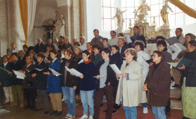 CD-Aufnahme in der Klosterkirche Kastl