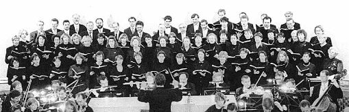 Amberger Chorgemeinschaft: Aufführung von Bachs Weihnachtsoratorium (Dez. 1996)
